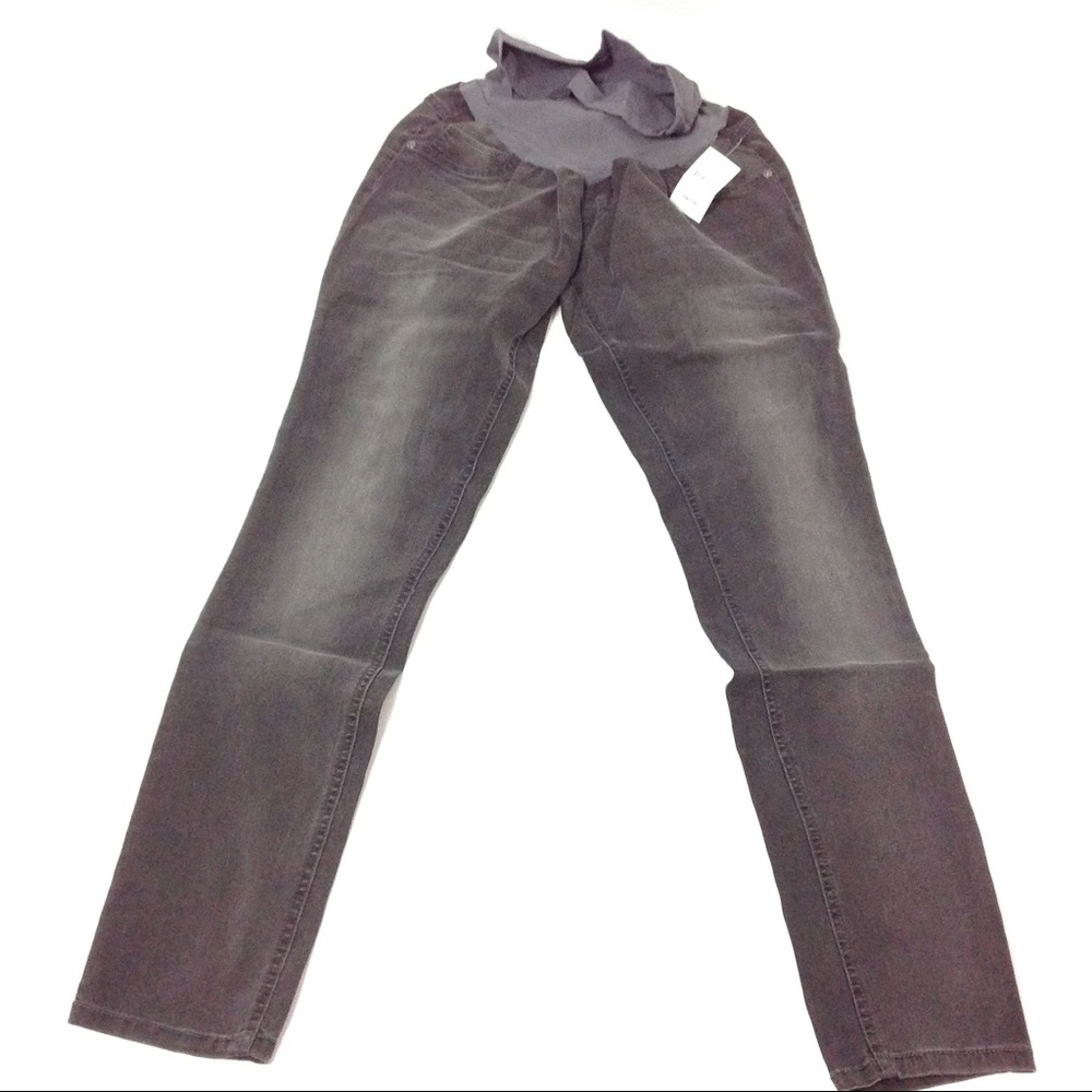 Indigo Blue Maternity Skinny Jeans Gray Size M